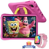 Planšetinis kompiuteris OSCAL Pad 60 Kids 10.1" RAM 12GB ROM 128GB-SD 512GB, Android 15 5100 mAh WiFi 6 Rožinė + Z10