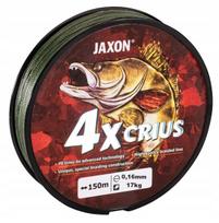 Jaxon Crius 4x pintas valas 0,16mm 150m tamsiai žalias