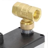 Motorizuotas rutulinio vožtuvas 2 viela 2 Way Paprastai uždarytas DN15 „Brass ABS DC 12V - 24V“ priedas