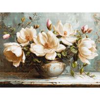 Siuvinėjimo kryžiumi rinkinys Luca-S., Paslaptingosios magnolijos, 42x32cm SB707