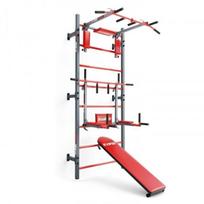 Rinkinys gimnastikos sienelė, skersinis + lygiagretės du viename ir suolas KSSL0100