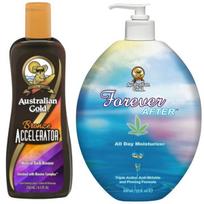 Australijos aukso bronzos greitintuvas + amžinai po saulės vonių