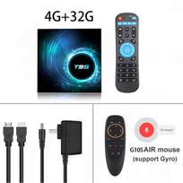 Televizijos imtuvas „Smart Tv Box 2024 T95 Plus Hd 6K Android 14 Allwinner H616 4Gb 64Gb 128Gb Dual Wifi M“_4G 32G Voice Remot_EU Plug, 4G 32G Voice Remot_EU Plug