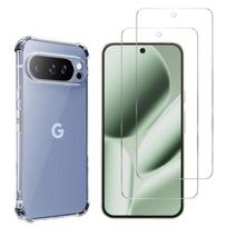 Antishock dėklas Google Pixel 10 Pro XL ir 2 Grūdinto stiklo ekrano apsaugos plėvelė Phonillico®