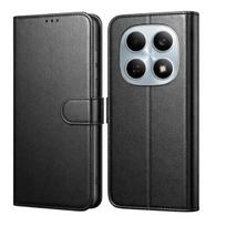 Xiaomi Redmi Note 15 4G/5G dėklas - Juodas piniginės tipo su magnetiniu užsegimu ir kortelių laikikliu Phonillico®