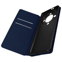 AVIZAR dėklas, skirtas Honor Magic 5 Lite 5G ir X9a – mėlynas – kietas apvalkalas – vaizdo palaikymas ir kortelių laikiklis