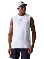 NEW ERA Marškinėliai 'Camiseta new era blanca tirantes yankkes midi logo sleeveless tee' balta