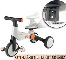 Vivachoice 3-in-1 balansinis dviratis ir triratis kūdikių dviratis | Mažiems tyrinėtojams nuo 2 metų | Sulankstomas, reguliuojamo aukščio (nuo 32 cm) ir su pedalų pasirinkimu | Tvirtas ir saugus berniukams ir mergaitėms