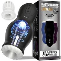 Automatinis masturbatorius MY016PLUS vyrams su 7 vibracijos ir 7 čiulpimo režimais, 350mAh