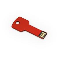 USB laikmena 16GB USB 2.0 aliuminio atmintinė su itin plonais klavišais LON4187