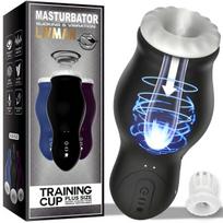 Automatinis masturbatorius MY016PLUS vyrams su 7 vibracijos ir 7 čiulpimo režimais, 350mAh