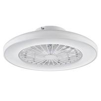 Lubų šviesos ventiliatorius Panama Led Ø50cm, su nuotolinio valdymo pulteliu, baltas