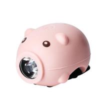 (2 pakuotės)Dviračių žibintai Usb įkraunami automobilio žibintai Piggy Pink važiavimo reikmenys