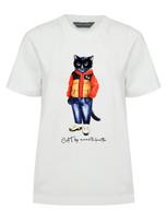 Cat e Lolette Marškinėliai 'Sport Casual Cat' balta