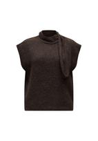 TOPSHOP Megztinis 'CASSI' tamsiai ruda