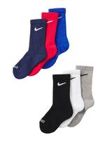 Nike Sportswear Kojinės mėlyna / pilka / raudona / juoda / balta
