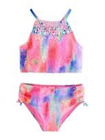 Next Bikinis mėlyna / vandens spalva / fuksijų spalva
