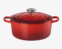 Ketaus puodas Le Creuset, Ø24 cm, 4.2 l, raudona sp.