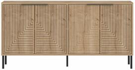 Konsolinis staliukas Kalune Design Lurea, sapphire oak sp., 36 cm x 150 cm x 75 cm