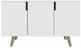 Konsolinis staliukas Kalune Design Verona 120, balta sp., 30 cm x 120 cm x 80 cm