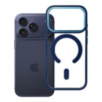Case for iPhone 18 Pro / 17 Pro Color Edge Mag Cover compatible with MagSafe light blue