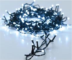 Elektrinė girlianda, IP44, 240 LED, 8 režimai, šaltai baltos sp, 6/18val. laikmatis, 18+3m