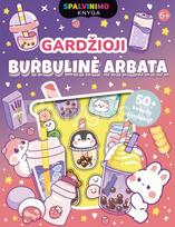 Gardžioji burbulinė arbata. Spalvinimo knyga