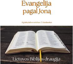Evangelija pagal Joną. Audioknyga - Šv. Jonas