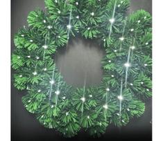 Aigostar - LED lauko kalėdinis vainikas 72xLED/3xAA skersmuo 50 cm IP44 šaltai balta