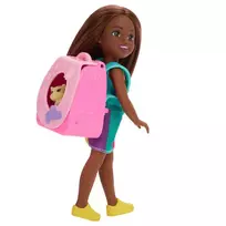 Lėlė Barbie Chelsea su kuprine ir kačiuku JBF45