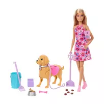 Lėlės ir aksesuarų rinkinys Barbie Malibu Doll and Puppy JJB46