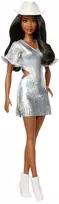 Lėlė Barbie Fashionistas #239 Sparkly Silver Dress HYT95