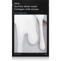 Abib Gummy Sheet Mask Collagen Milk Sticker drėkinamoji veido kaukė raminamojo poveikio 27 ml