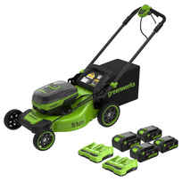 SAVAEIGĖ VEJAPJOVĖ 51 cm 48V(2x24V) BL 4BP (4X4.0Ah akumuliatoriai ir 2X krovikliai) LM5112SA1