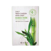 Skin Planet Daily Fresh Garden lakštinė veido kaukė su bambuko vandeniu 25g ×10vnt