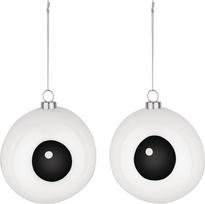 Alessi Kalėdiniai burbulai Alessi Carol akys, 2 vnt.