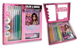 Piešimo rinkinys Kids Euroswan Wow Generation Color & Brush, įvairių spalvų