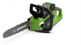 Greenworks akumuliatorinis grandininis pjūklas 35 cm, 40 V, 2 x 2 Ah, 2005707UC