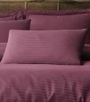 Riposo Premium satino pagalvės užvalkalas Modest - plum 40x60 cm