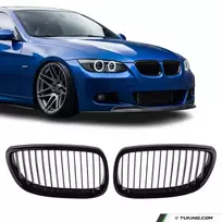 Priekinės Grotelės, komplektas skirtas BMW E92 / E93 (06-10), juodos blizgios