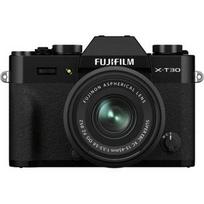 Fujifilm X-T30 II juodas sisteminis fotoaparatas su XC 15-45mm objektyvu