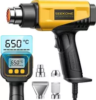 SEEKONE karšto oro pistoletas 2000 W su LCD ekranu, 50–650 °C, SDL-2818