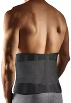 Back Bodyguard nugaros juosmens atraminis diržas su reguliuojamu užsegimu, juodas, S