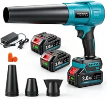 Yofidra akumuliatorinis lapų pūstuvas 800 W, 300 m/s, 2 x 3 Ah, 4 antgaliai, sku4G6424Y_2-EU
