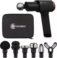 THERABEAT masažinis pistoletas su 6 intensyvumo lygiais, 220 W, B083M3K7GJ