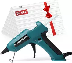 MAXDONE karštų klijų pistoletas 60 W, 7 mm lazdelėms, su 50 lazdelėmis, NL-231