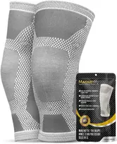 MagnetRX magnetinis kompresinis kelio įtvaras su 17 neodimio magnetų, XL, 2 vnt., MKS03XL
