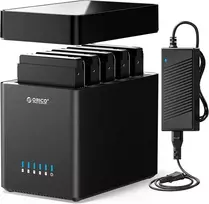 ORICO 5 diskų dokavimo stotelė USB-C SATA 3,5 col. HDD/SSD, 80 TB DS500C3