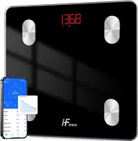 HomeFashion išmaniosios kūno sudėties svarstyklės Bluetooth, 180 kg, 8028