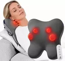 BOB AND BRAD Shiatsu kaklo ir nugaros masažuoklis su šildymu ir nuotoliniu valdymu EZBack-R